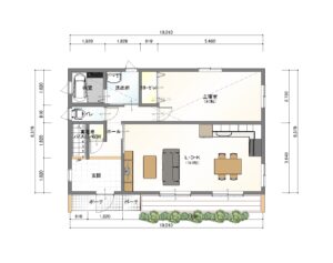 片流れローコスト住宅